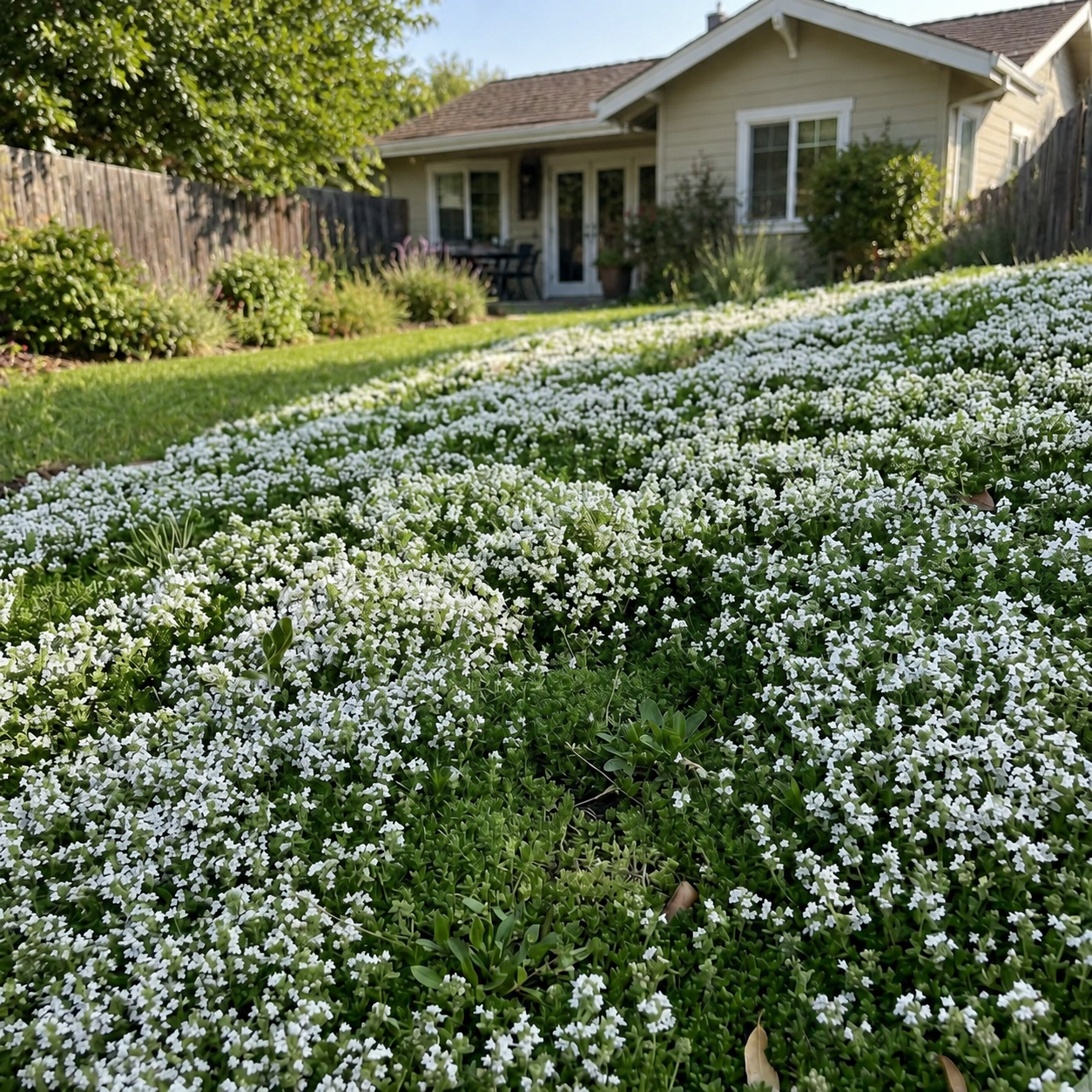 White creeping thyme